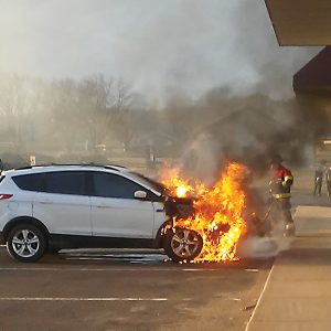 Colfax Car Fire