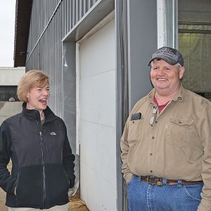 US Senator Tammy Baldwin and Lee Jensen