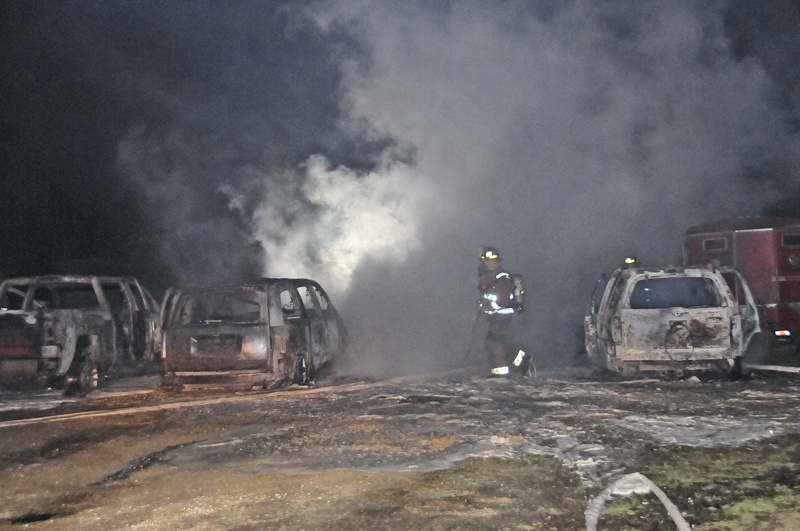 Stanton garage fire