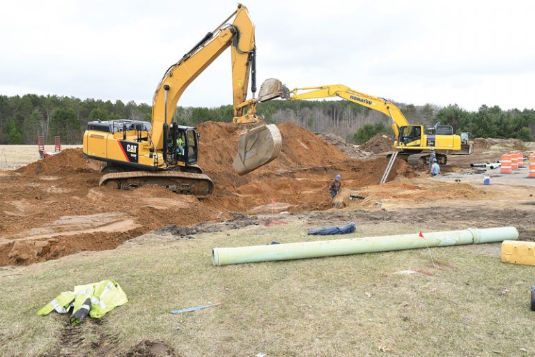 Work on the Village of Boyceville’s Charlotte Street extension underway