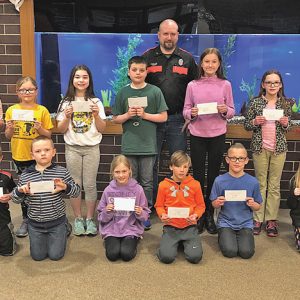 Colfax Fire Prevention Poster Contest participants