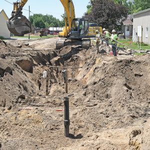 BV Main Street Construction New Water Main