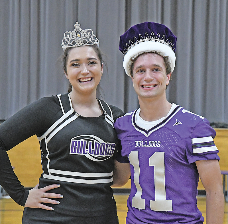 Boyceville Homecoming Royalty Monica Miranda and Brendan Sempf