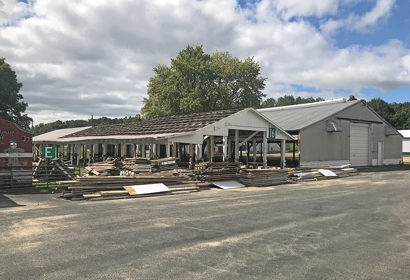 Old swine and sheep barns coming down at St. Croix County Fairgrounds