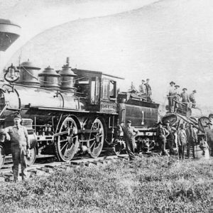 Logging Train (Old Betsy) from Glenwood to Graytown, Wisconsin, 1890