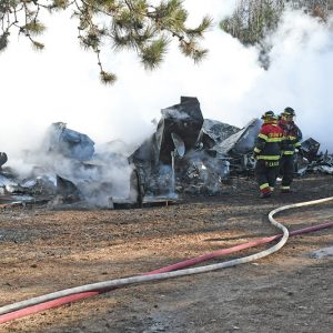 Wheeler Trailer Fire