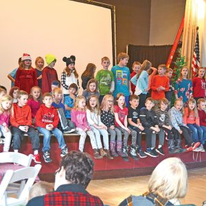 Colfax 2nd graders auditorium