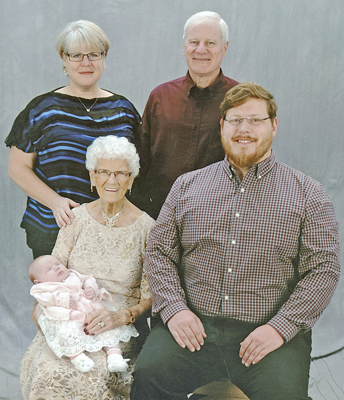 Gladys Berg 5 generations