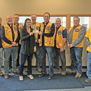 The Glen Hills Lions Club makes donation to WestCAP