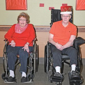 2020 Glenhaven Valentine Royalty Paula Standaert and Willard Tronrud