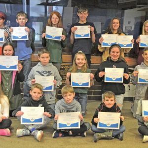 Colfax Elementary spelling bee winners 2020