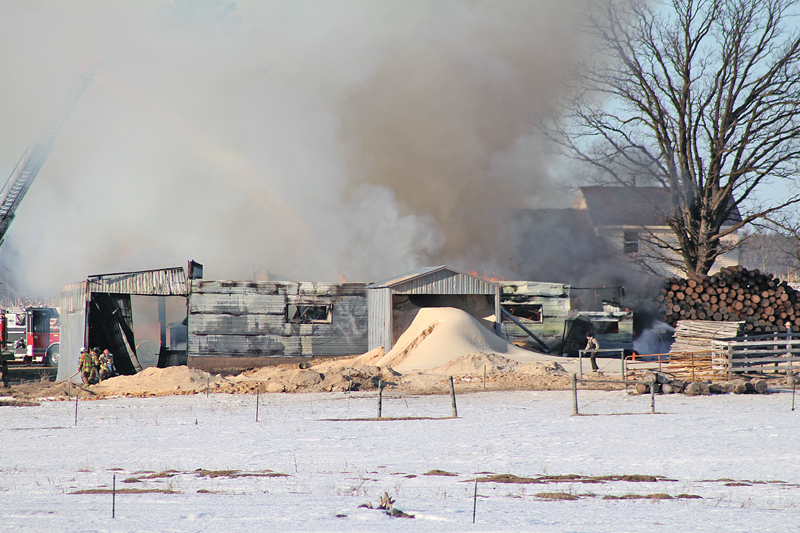 Fire destroys Amish sawmill on County Road D farm The Tribune Press