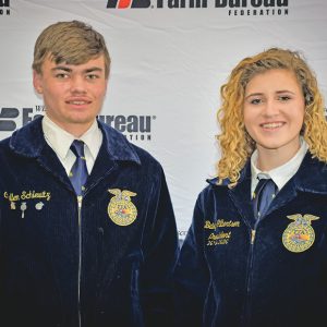 EM FFA Cullen Schlewitz and Bailey Gilbertson