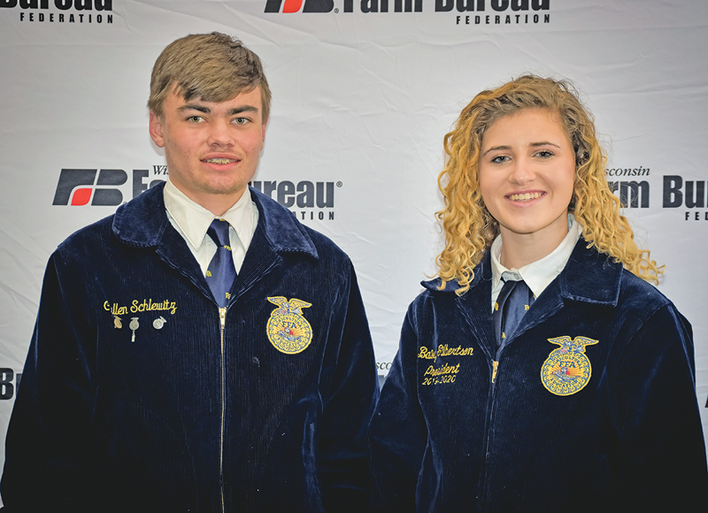 EM FFA Cullen Schlewitz and Bailey Gilbertson