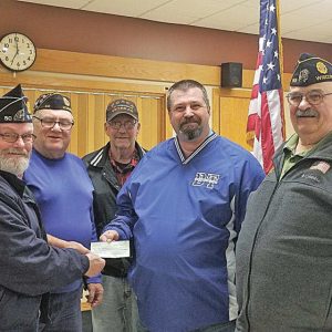 The St. Croix County American Legion donates to GC Blue Thunder programs