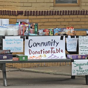 Bonnie's Donation Table