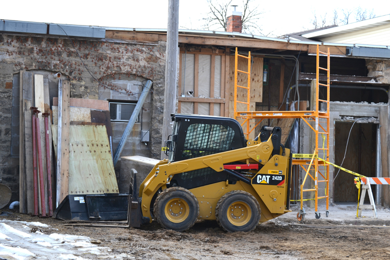 Colfax post office repair work started