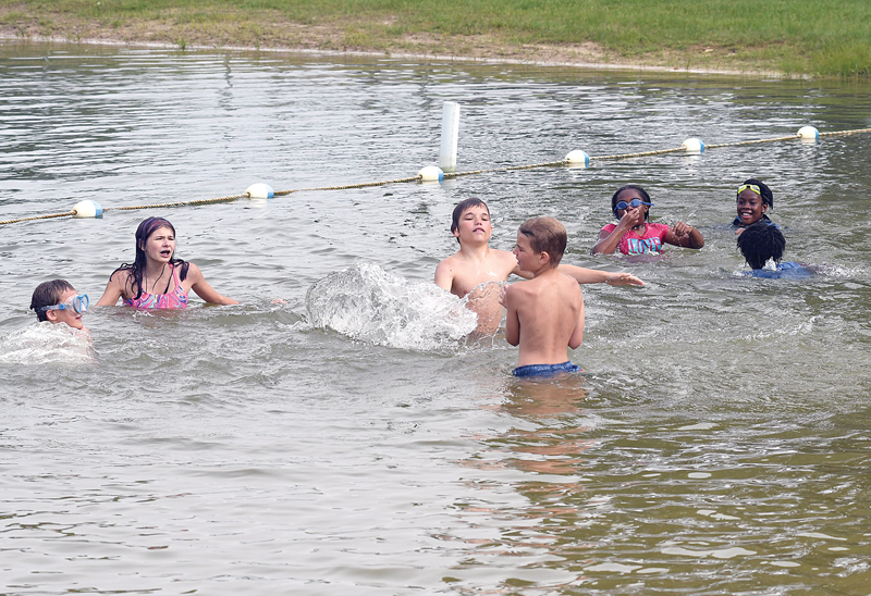 Swimming at Hinman Park