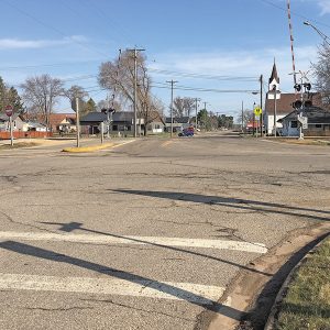 intersection in Boyceville of State Highway 170 and State Highway 79 northbound