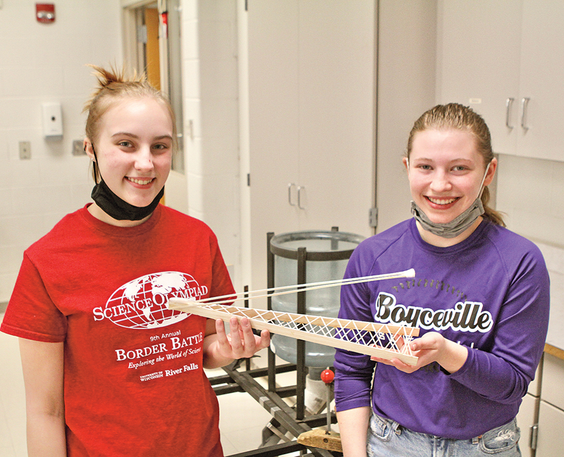 BV Science Olympiad Lacota Brown and Madison Andrews