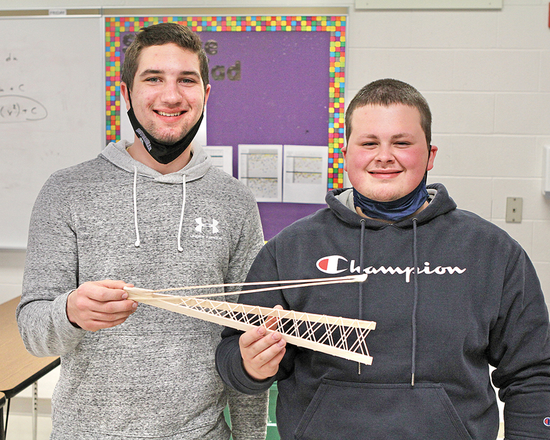 BV Science Olympiad Connor Sempf and Brady Helland