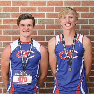 Division 3 state track and field Will Eggert and Austin Nelson
