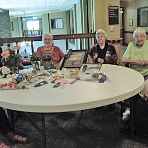 Glenhaven was well represented at the Senior Citizen building at the fair. Olga, Dave, Betty, Ruth and Bev all had a hand in the baking and some of their own personal items. —photo submitted