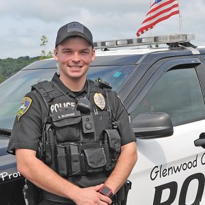 McGrane new officer in Glenwood City — Samuel (Sam) McGrane is the new full time police officer in Glenwood City. His first day on the job was Monday, August 9. Sam lives in Baldwin and graduated from St. Croix Central High School in 2018 and the Chippewa Valley Technical College. He is also a member of the United Fire Department for the last four years. Sam and his significant other, Taylor Moyer, are expecting their first child in February.