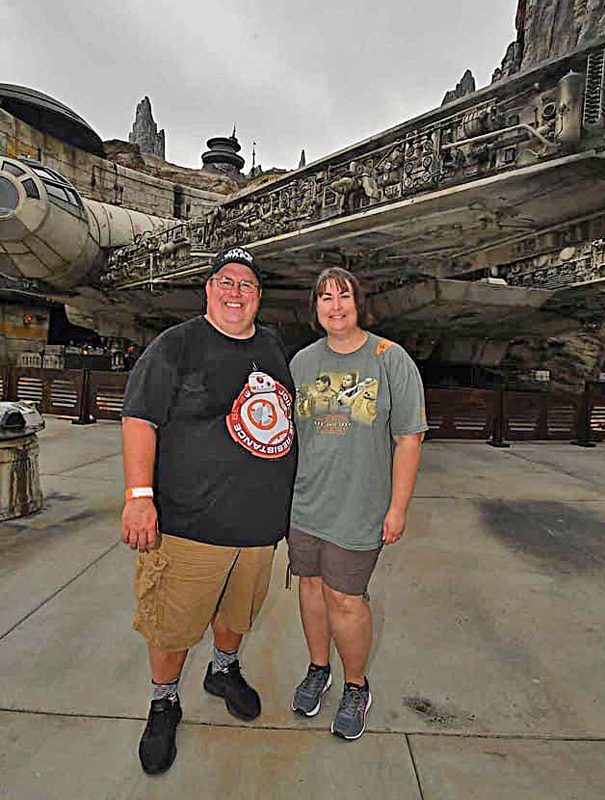 2021 CUCUMBER FESTIVAL Grand Marshals are Pastor Brad and Amy Peterson. At Disney World’s Star Wars Galaxy’s Edge - Disney’s Hollywood Studios —photo submitted