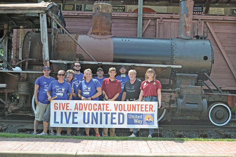 United Way Day of Caring at the Colfax Railroad Museum The Tribune
