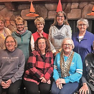 THE FARM GIRLS gathered on Wednesday, October 27th at Phoenix Grill in Baldwin. Great time catching up with life long friends. Great food, lots of laughs & conversation. In attendance (L to R) were Sharon Austrum (Grummons), Mary Shimanskl (Grummons), Marlene Weiss (Teigen), Karen Bullock (Schouten), Sue Anderson (Carlson), Mary Jane Rogers (Anderson), Sheila Rahne (Aebly), Carol Russ (Moe) and Junalee Hogenson (Moe). Blessed friendships. —photo submitted