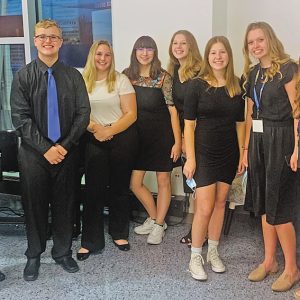 The UW-Eau Claire Music & Theatre Arts Department hosted the 2021 UWEC High School Honors Band on Saturday, November 6th. Students from throughout Wisconsin and Minnesota were selected to participate in this year’s band based on solo & ensemble experience, honors activities, and director’s recommendation. Over 500 students from 84 high schools applied. The students practiced all day and performed an evening concert at the Pablo Confluence Center. Glenwood City students selected this year were, in no particular order: Mali Draxler (clarinet), Lyra Ketola (clarinet), Elsja Meijer (clarinet), Kiley Leduc (clarinet), Emma Lamb (horn), Kyra Dahl (horn), Charlie Lamb (trombone), and Emily Tews (percussion). The bands were directed by Dr. John Stewart (UWEC), Dr. Phil Ostrander (UWEC), Mr. Chris Gleason (Sun Prairie, WI), and Dr. Erika Svanoe (Augsburg University). —photo submitted