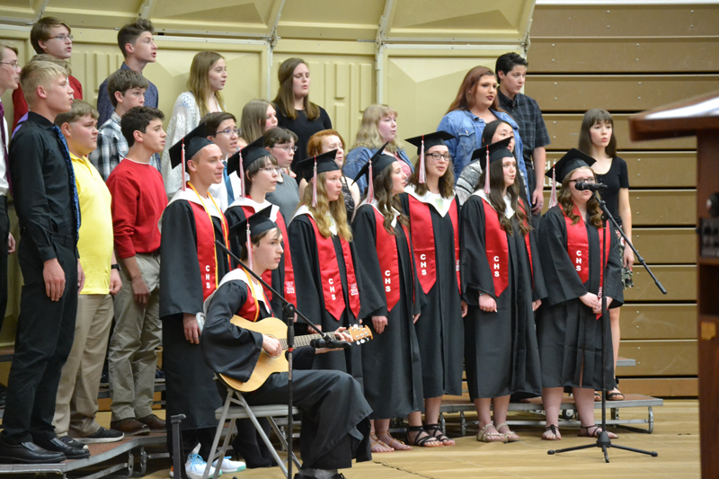 CHS graduation choir
