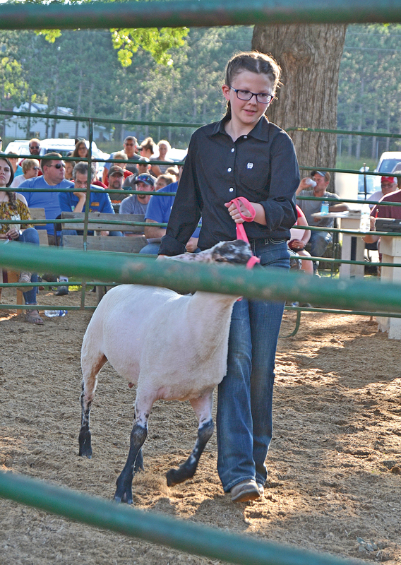 DCFair meat animal auction Isabelle Baier