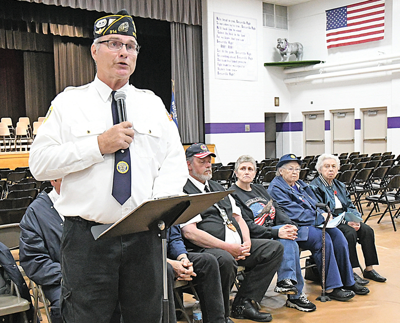 Scott Anderson at Boyceville Memorial Day program